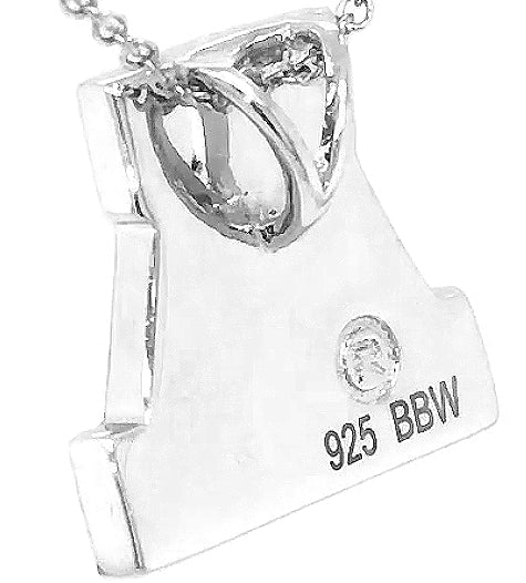 *NEW* Sterling Silver Couture University of Arizona "A" Pendant Necklace ($389) Paired with Sterling Silver Regal Short Floating Necklace 18" ($459)