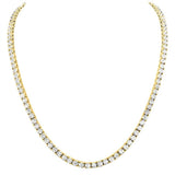 18 KGP Classic Tennis Necklace with Double Security Clasp 18