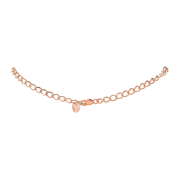 18 KGP Rose Gold Cable Chain Necklace Extension, 2.5"
