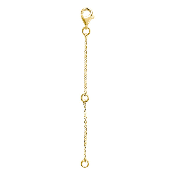 18 KGP Station Necklace Extension, 2.5"