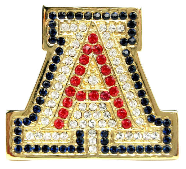 *LIMITED EDITION COLLECTOR'S ITEM* 18 KGP Large University of Arizona Couture Swarovski Crystal Pin