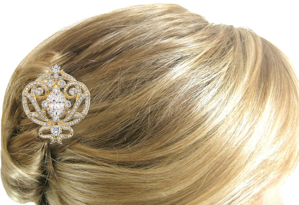 18 KGP Ornate Regal Brooch