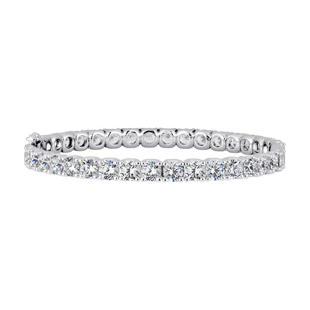 Silver Lab Created Sapphire Florentine Cuff with Perimeter Stones