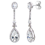 Silver Kensington Teardrops