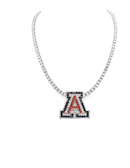 Sterling Silver Couture University of Arizona “A” Charm (Includes Sterling Jump Ring)