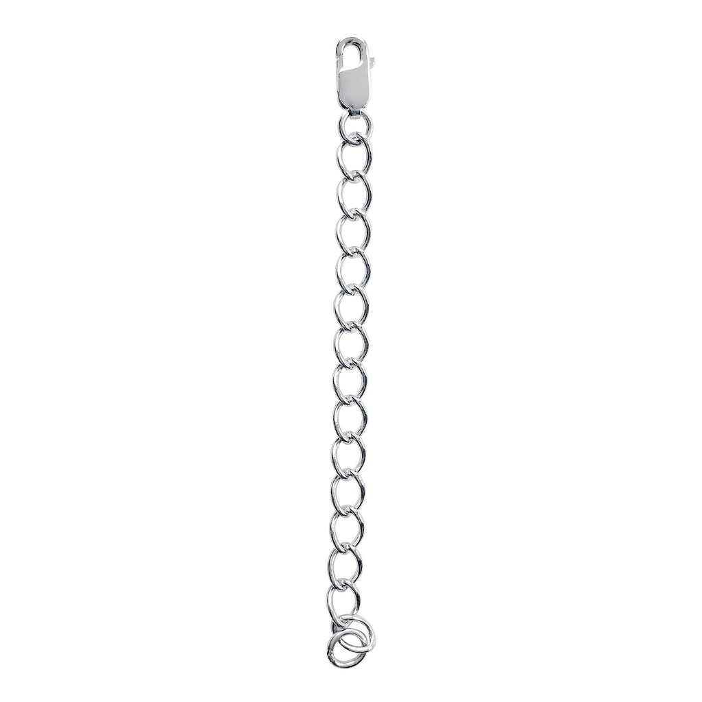 Sterling Silver Cable Chain Necklace Extension, 2.5