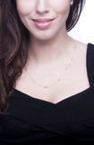 18 KGP Regal Short Floating Necklace 18
