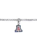 Sterling Silver Couture University of Arizona “A” Charm (Includes Sterling Jump Ring)