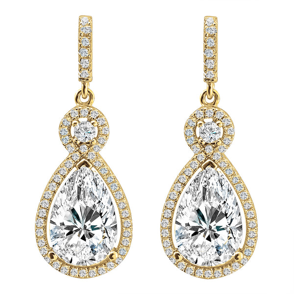 18 KGP Victorian Clear Teardrops
