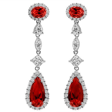 Sterling Silver 2 Carat 4 Prong Medium Solitaire Studs