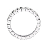 Sterling Silver 2.75mm Thin Round Eternity Ring Band