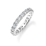 Sterling Silver 2.75mm Thin Round Eternity Ring Band