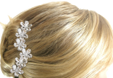 Silver Set of 3 Flat Pear Shaped Hair Pins