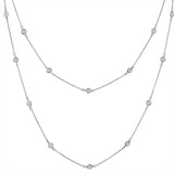 HAUTE COUTURE COMPOSERS COLLECTION Round 17 Carat Centurion Cut Emerald-Hued Pendant on Sterling 6-in-1 Necklace, 54