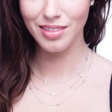 HAUTE COUTURE COMPOSERS COLLECTION Round 17 Carat Centurion Cut Emerald-Hued Pendant on Sterling 6-in-1 Necklace, 54