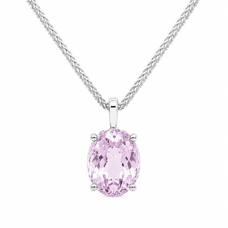 HAUTE COUTURE COMPOSERS COLLECTION Radiant Crushed Ice Cut 24 Carat Fancy Light Blue Pendant on Sterling 1.5 mm Adjustable Diamond Cut Wheat Chain, 20" (Pendant & Chain Sold Together. Pendant is Removable from Chain).