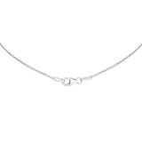 HAUTE COUTURE COMPOSERS COLLECTION Round 6 Carat Centurion Cut Aquamarine-Hued Pendant on Sterling 1.1mm Round Wheat Chain, 18