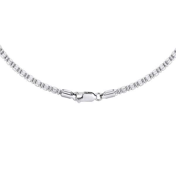 Sterling Silver 20" 3mm Art Deco Chain