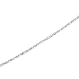 Sterling Garnet Hued Asscher Cut Pendant on 18