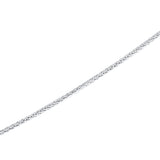 Sterling Lab Created Sapphire Cushion Cut Pendant 18