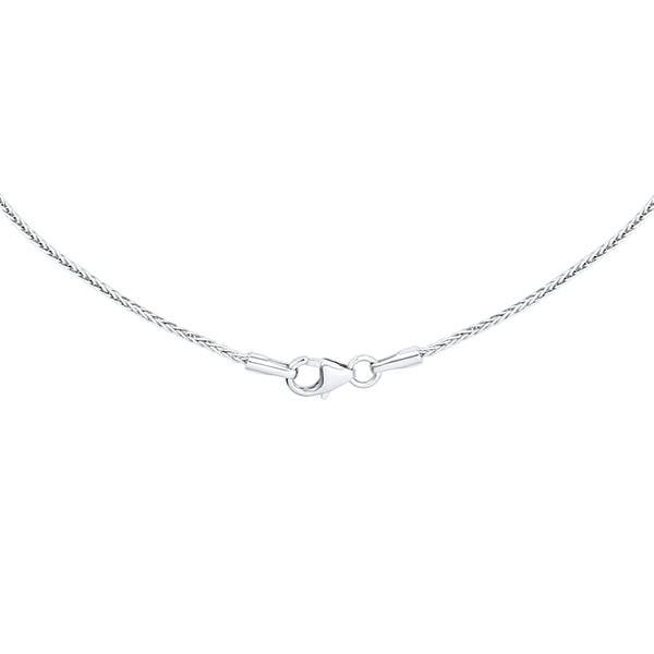 HAUTE COUTURE COMPOSERS COLLECTION Elongated Crushed Ice Cushion Cut 12 Carat Fancy Light Pink Pendant on 2 Sterling 1.1 mm Round Wheat Chains, (Pendant & Chains Sold Together. Pendant is Removable from Chain).