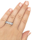 * NEW COUTURE COLLECTION Sterling Silver Round 4mm Couture Half Eternity Ring Band