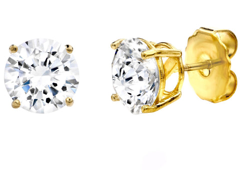 18 KGP 2.5 Carat 4 Prong Studs