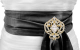 18 KGP Ornate Regal Brooch