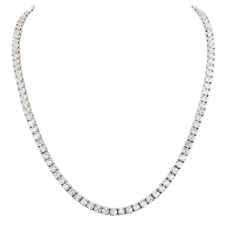 18 KGP 3 Carat Cushion Cut Floating Necklace with Halo