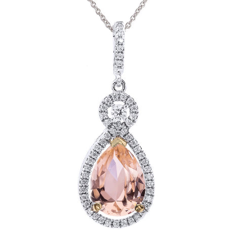 18 KGP Regal Short Floating Necklace 18"