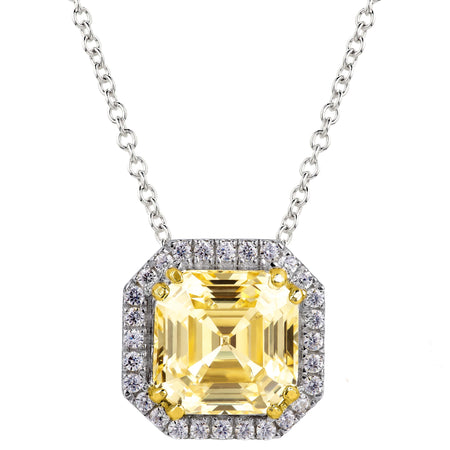 18 KGP Regal Short Floating Necklace 18"