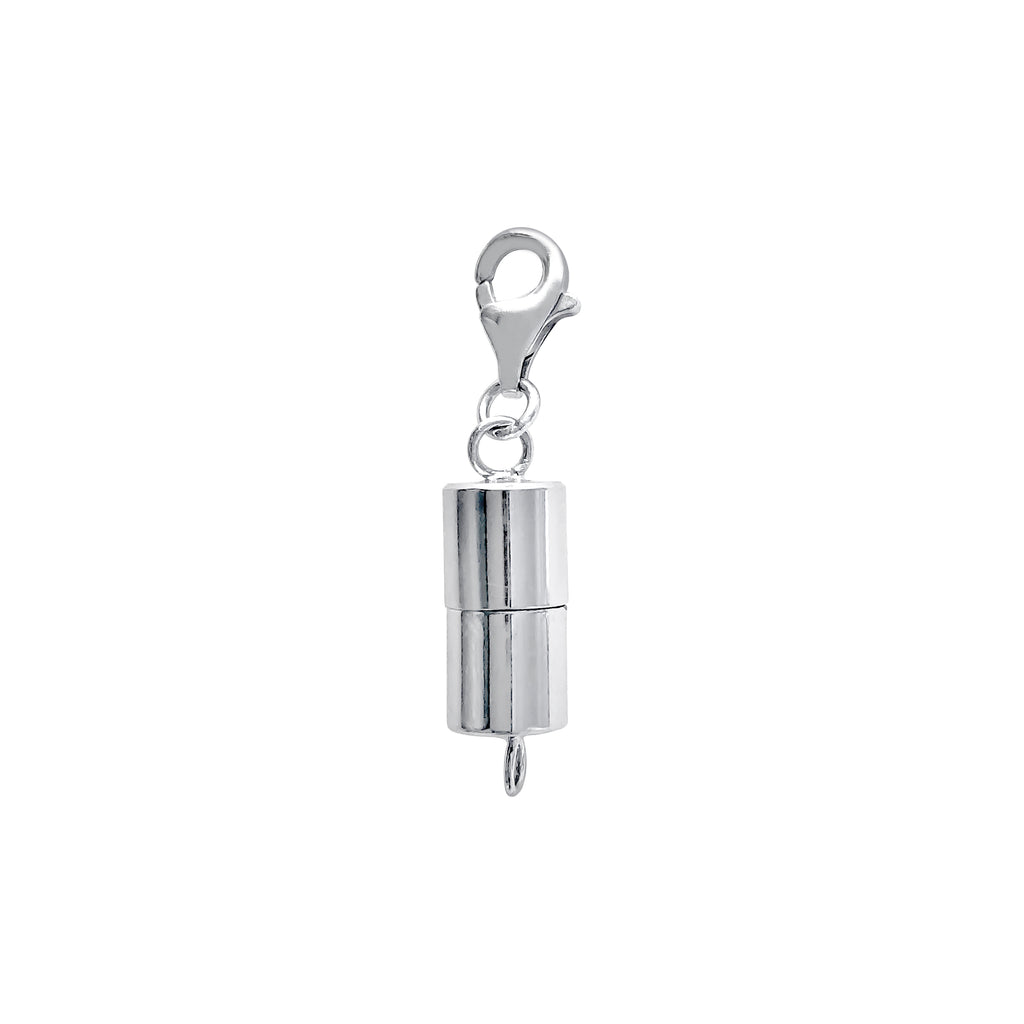 Apex Magnets  Cylinder Shaped - Magnetic Jewelry Clasps - Silver