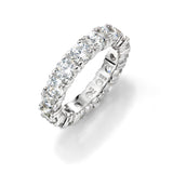 Sterling Silver 4mm Round Eternity Band